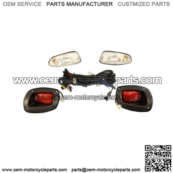 EZGO RXV Factory Style Golf Cart Headlight /LED Tail Light Kit 2008-2015