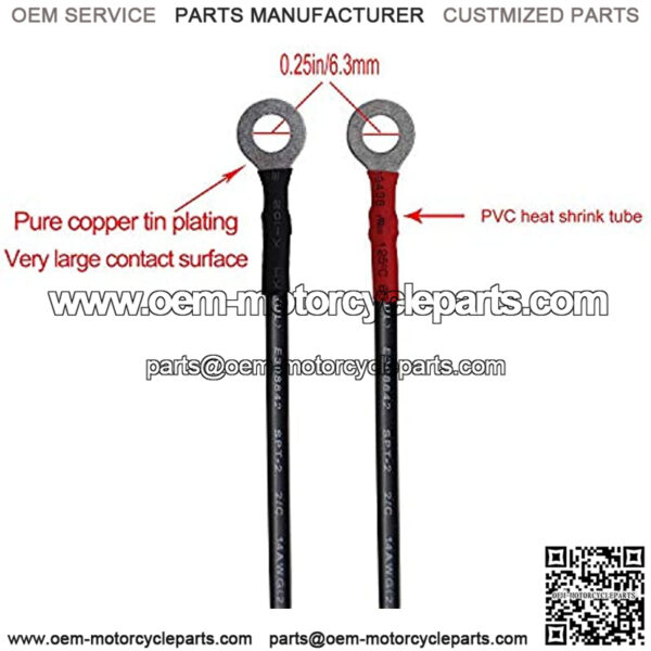 6FT 14AWG Adapter Plug Socket with Eyelet Terminal - Image 2
