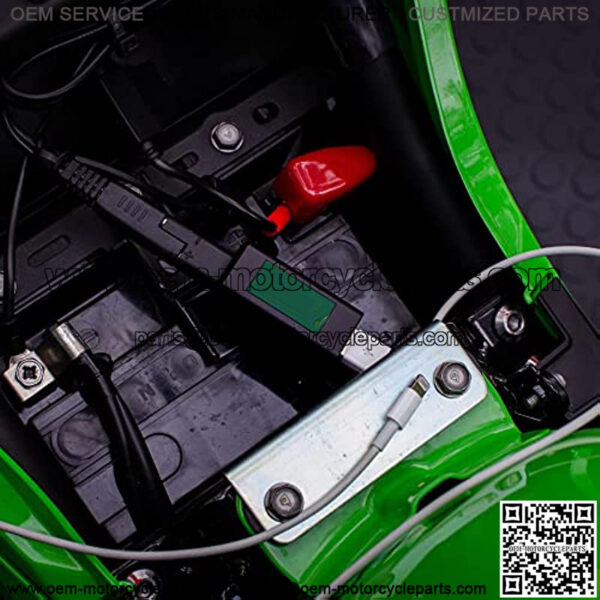 Battery Tender Ring Terminal Accessory Cable and USB Charger Adaptor: Battery Cord & 2.1 AMP USB Charging Adaptor for Mobile Devices - for Motorcycles, Golf Carts, ATVs - Quick Disconnect - 081-0174 - Image 2