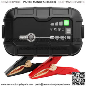 5A Smart Car Battery Charger, 6V and 12V Automotive Charger, Battery Maintainer, Trickle Charger, Float Charger and Desulfator for Motorcycle, ATV, Lithium and Deep Cy