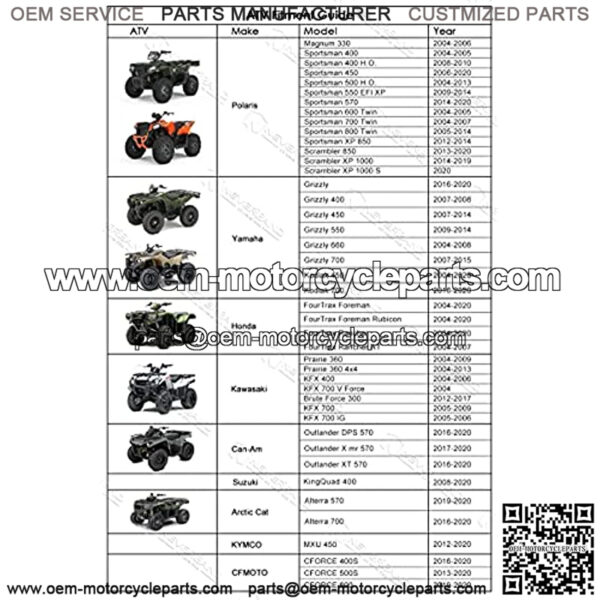 ATV Cover Oxford Cloth Heavy ,for Polaris Sportsman Yamaha Grizzly Honda FourTrax Kawasaki KFX Wheel Car with Air Vents Reflective Strips and Buckle Straps Length up to 82 inches - Image 2