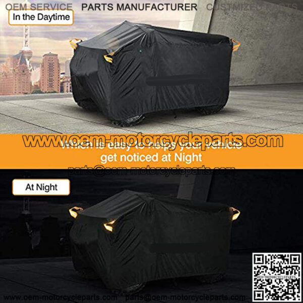ATV Cover Waterproof Heavy Duty Quad ATC 4 Wheeler Cover All Season Weather Proof Outdoor UV Protection for Polaris Sportsman Outlaw Kawasaki Yamaha Suzuki Honda Sportrax TRX ( XXX-Large) - Image 4