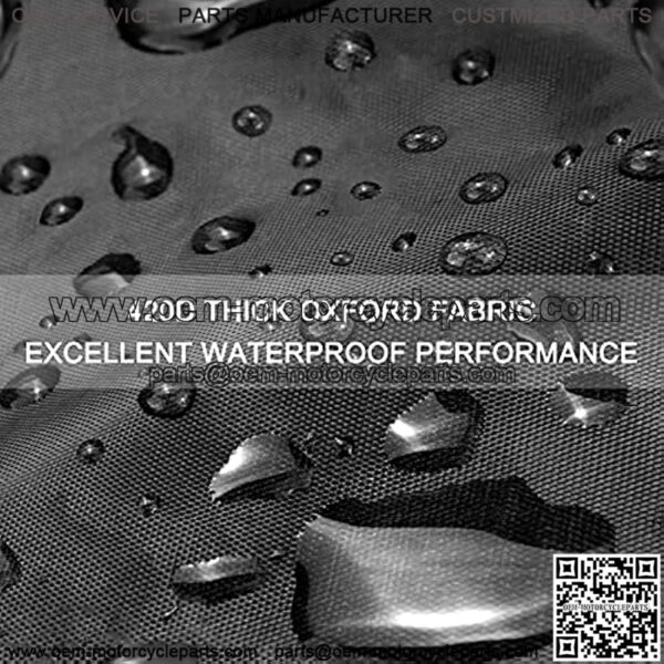 ATV Cover. 420D Heavy Duty Tear-Resistant Fabric. Quad Cover for Kawasaki, Arctic Cat, Honda, Polaris,Yamaha, and More. Protection Against Water, Wind, UV. 4 Wheeler Accessories - Image 5
