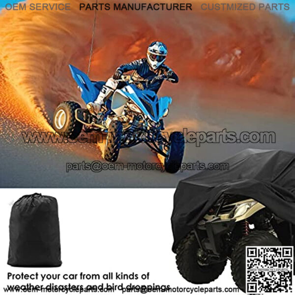 ATV Dust Cover Waterproof Anti-UV Cover for Yamaha YFZ 450,Polaris Sportsman Yamaha Grizzly Honda Fourtrax,up to 82.68*47.24*40.16inch* - Image 5
