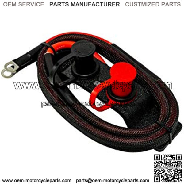 Can-Am X3 Battery Jump Post, Quick & Easy Charging - Fits 2 & 4 Seat Maverick X3 - Water Resistant High Voltage Cables, Fits in Factory Holes and Hardware