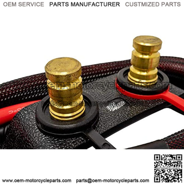 Can-Am X3 Battery Jump Post, Quick & Easy Charging - Fits 2 & 4 Seat Maverick X3 - Water Resistant High Voltage Cables, Fits in Factory Holes and Hardware - Image 4