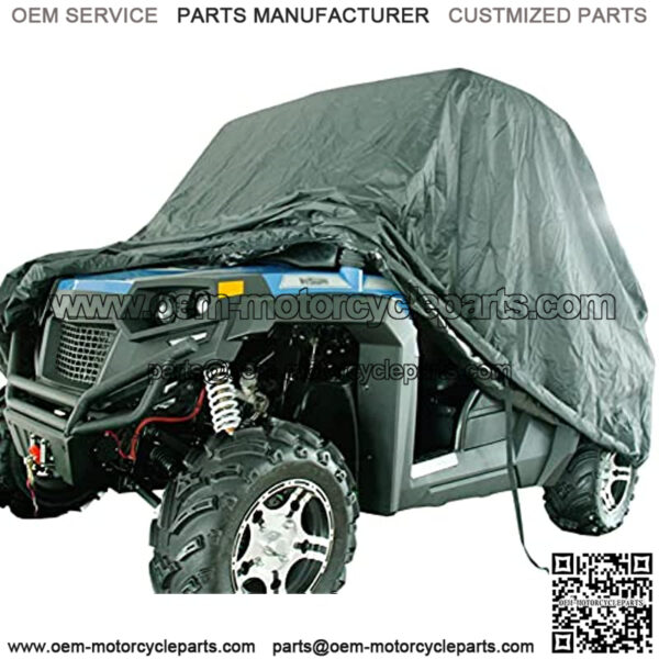 Hisun UTV Cover Windproof Rainproof for CFMOTO Uforce Zforce 500 600 800 1000, Yamaha Cover, Polaris Ranger, Coleman UTV, Axis UTV Cover Accessories - Image 5