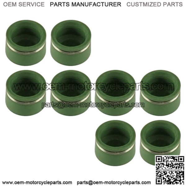Intake & Exhaust Valve Stem Seal For Arctic Cat XF 9000 2014-2016 QTY 8 - Image 3