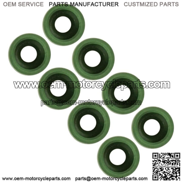 Intake & Exhaust Valve Stem Seal For Arctic Cat XF 9000 2014-2016 QTY 8 - Image 5