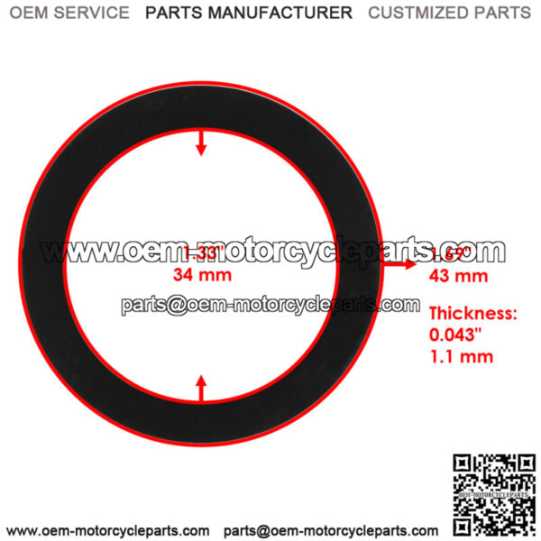 Primary Drive Clutch Kit for Polaris RZR 800 EFI 2008-2009 Bushing Spacer Washer - Image 4