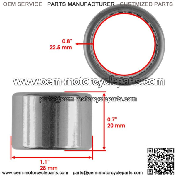 Yamaha Blaster YFS200 Swingarm Bushing and Needle Bearing Set 1988-2006 - Image 4