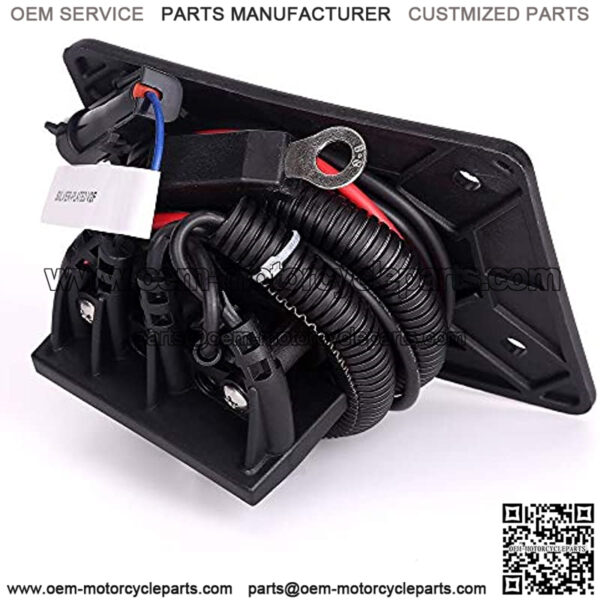 Golf Cart 48V Battery Charger Plug or Receptacle for EZGO RXV & TXT, OEM# 602529 611218 604321 8009 - Image 3