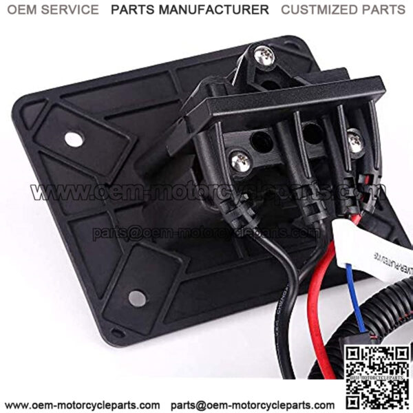 Golf Cart 48V Delta-Q Battery Charger Receptacle Fits EZGO RXV & TXT, OEM# 602529 611218 604321 8009 - Image 3