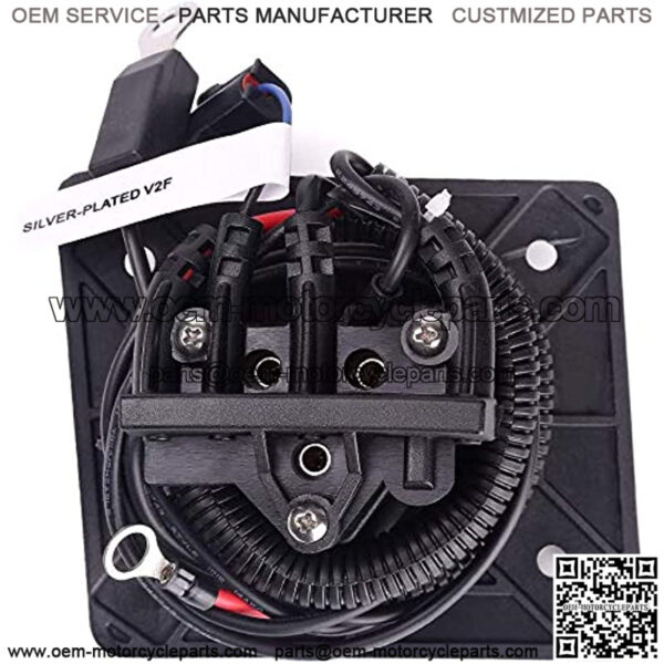 Golf Cart 48V Delta-Q Battery Charger Receptacle Fits EZGO RXV & TXT, OEM# 602529 611218 604321 8009 - Image 4