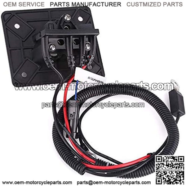 Golf Cart 48V Delta-Q Battery Charger Receptacle Fits EZGO RXV & TXT, OEM# 602529 611218 604321 8009 - Image 5