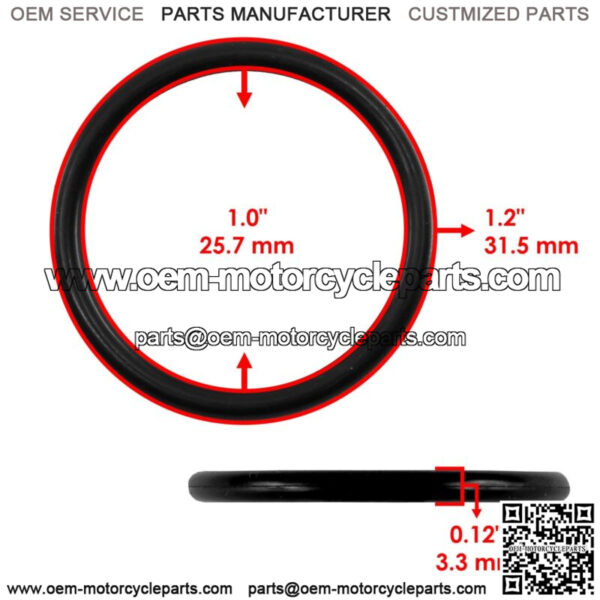 24-153-32-S 2415332S Cylinder Head O-Ring for Kohler CH18 Engine - Image 2