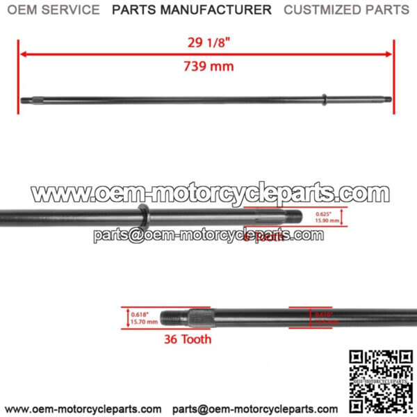 Steering Wheel & Shaft w/ Gear For John Deere LA120 LA135 LA145 LA155 L100 L105 - Image 3