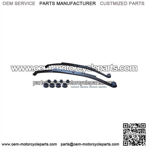 Ezgo RXV Golf Cart Rear Leaf Spring Heavy Duty Dual Action Set of 2