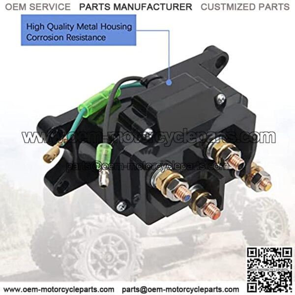 Winch Solenoid 12V Winch Solenoid Relay Contactor for ATV UTV 3000-5000lbs 4WD 4x4 Winches Winch Replace Number 63070 62135 74900 2875714 70715 - Image 5