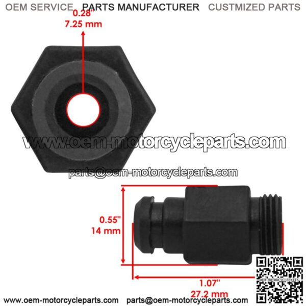 13418-07G10 1341807G10 Carburetor Choke Cable Guide For Suzuki - Image 2