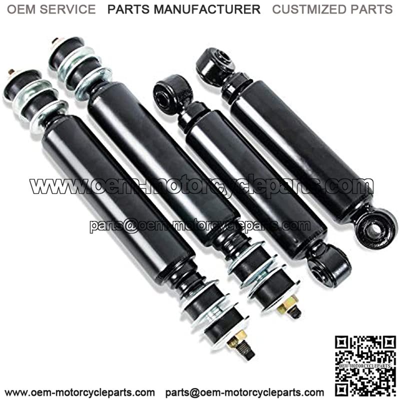 2 PAIR GOLF CART FRONT AND REAR SHOCK ABSORBERS COMPATIBLE WITH CLUB CAR DS 1981-2011 ELECTRIC & GAS / G&E, 2004-UP PRECEDENT REPLACE 1014236 1014235