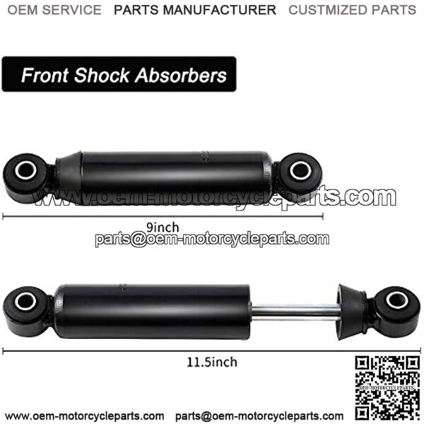 Club Car DS Front and Rear Shock Absorbers Kits for Electric and Gas Golf Cart OEM# 1014235/1014236 - 4 Pieces - Image 2