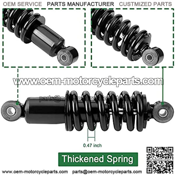 Yamaha G29 Heavy Duty Rear Shock Absorbers Assembly Kit for Golf Cart Gas & Electric Models, Replaces #JR6-F2210-00 - Image 2