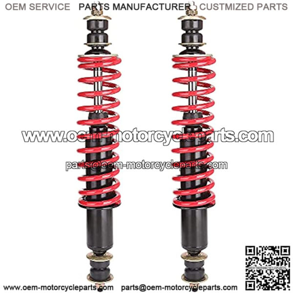 Heavy Duty Coil Front Rear Shock Absorber Kit for EZGO TXT, Medalist, Marathon, ST350 1994-up Gas or Electric Golf Cart, OEM# 70630-G01, Red - Image 4