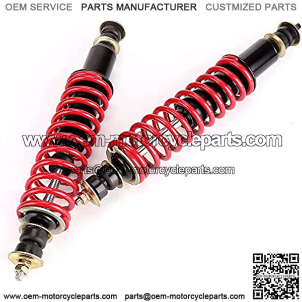 Heavy Duty Coil Front Rear Shock Absorber Kit for EZGO TXT, Medalist, Marathon, ST350 1994-up Gas or Electric Golf Cart, OEM# 70630-G01, Red - Image 5