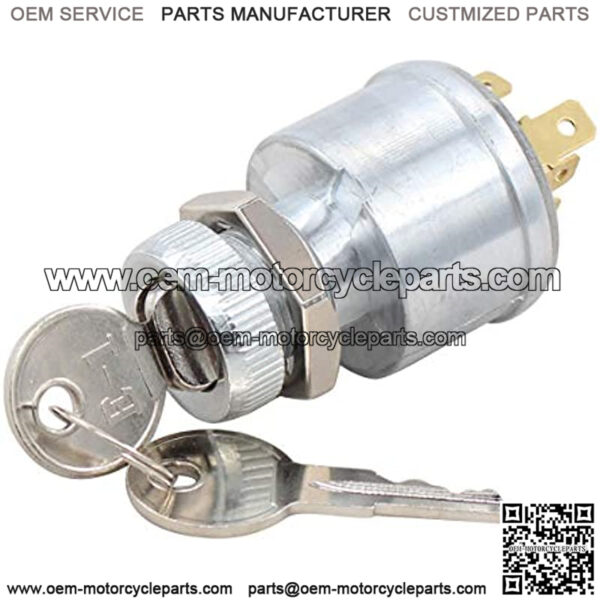 Golf Cart Ignition Starter Switch for Ezgo TXT Golf Cart 33639G01 with 2Pcs Key