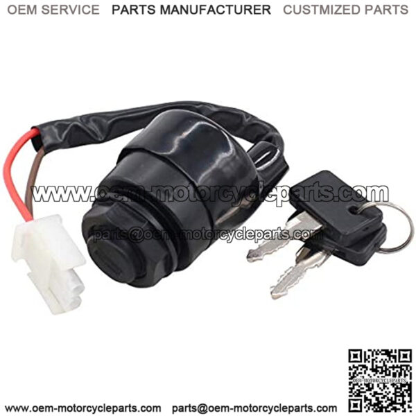 JN8-82510-09 Ignition Switch with Keys for Yamaha Golf Cart G11 G16 G19 G21 Gas or Electric