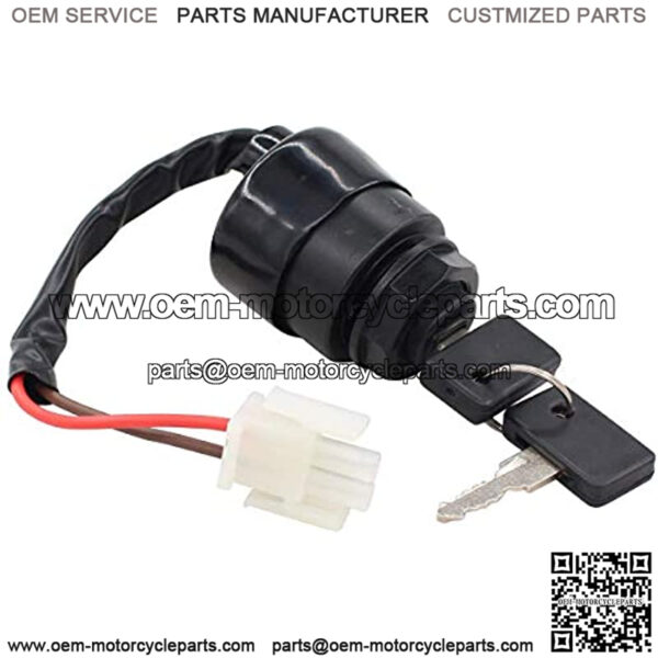 JN8-82510-09 Ignition Switch with Keys for Yamaha Golf Cart G11 G16 G19 G21 Gas or Electric - Image 2