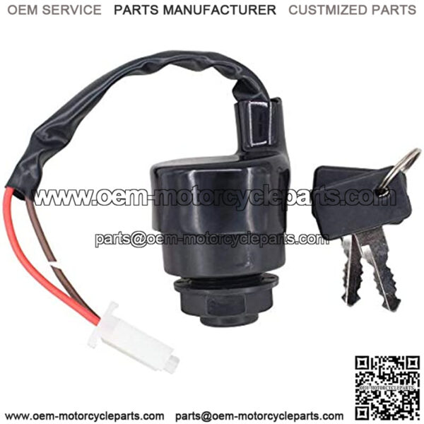JN8-82510-09 Ignition Switch with Keys for Yamaha Golf Cart G11 G16 G19 G21 Gas or Electric - Image 3