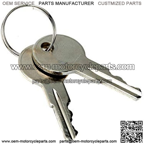 Golf Cart EZGO Ignition Switch with 2 Keys OEM#33639G01, Four Spade Terminal Key Switch for Use on Lights E-Z-GO G&E All Years - Image 4