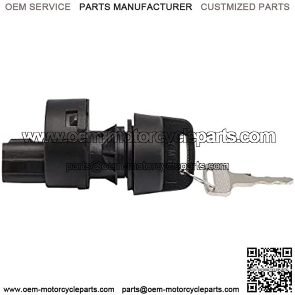 Key Switch Assembly 3 Position On/Off Replacement Ignition Switch with 2 Standard Keys for Yamaha G22, G29 Drive, Drive 2 Gas Golf Cart OEM# JW6-H2510-00/JW6-H2510-20-00 - Image 4