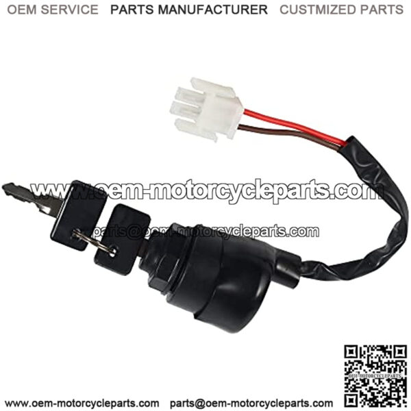 New JN8-82510-09 Ignition Switch & Keys Fits Yamaha Golf Cart Gas Or Electric G11 G16 G20 G21 G22 1996-2006 - Image 2