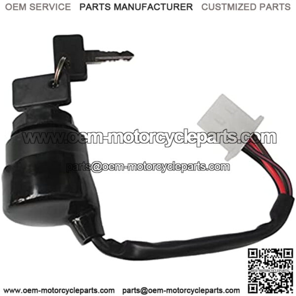 New Ignition Key Switch for Yamaha Golf Cart G14 Repl.# JN3-82510-00-00 - Image 4