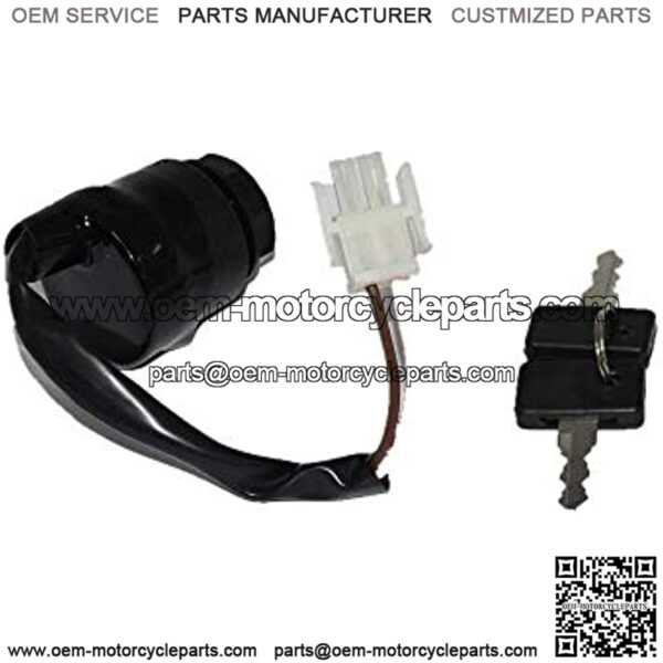 JN8-82510-09 Ignition Key Switch with Keys Replacement for Cart Gas Or Electric G11 G16 G20 G21 G22 1996-2004 - Image 2