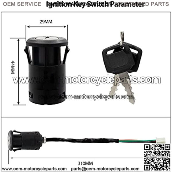 SK0-001 Universal Motorcycle Ignition Switch Key Replacement for Suzuki KTM Honda Yamaha Kawasaki - Image 2