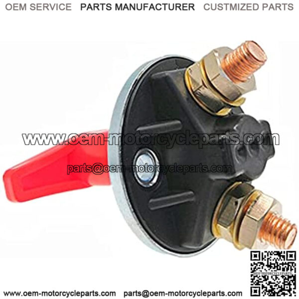 60V 300A Battery Master Disconnect Isolator Master Cut Off Switch for Marine Boat Car Truck Carvan Vehicle (Black) - Image 4