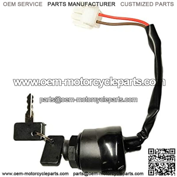 JN8-82510-09 Ignition Key Switch For Yamaha Gas and Electric G11 (1996-up), G16 Golf Carts