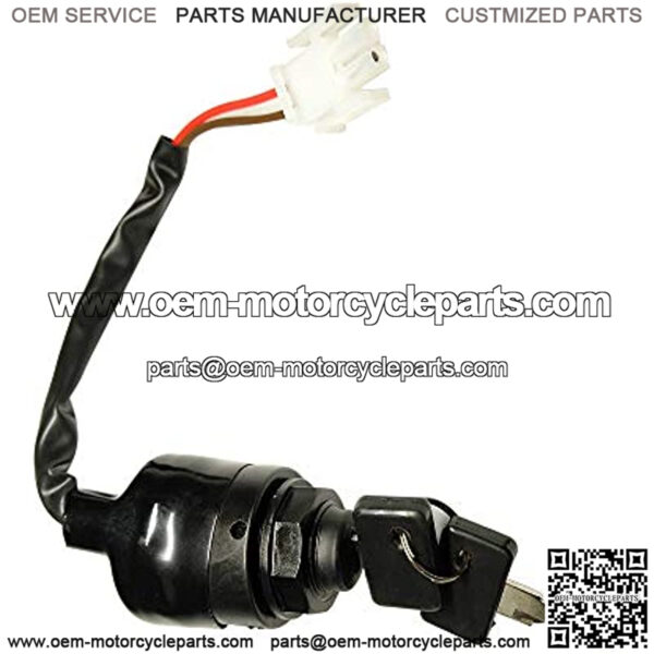 JN8-82510-09 Ignition Key Switch For Yamaha Gas and Electric G11 (1996-up), G16 Golf Carts - Image 2