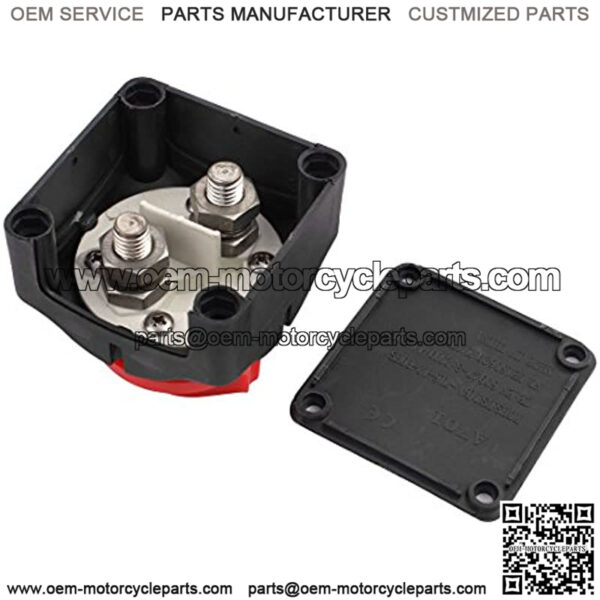 IIVVERR Battery Disconnect Isolator Master Rotating Cut Off Switch for Boat Vehicles (Battery Disconnect Isolator Master Rotating Cut Off Switch for Boat Vehicles - Image 2