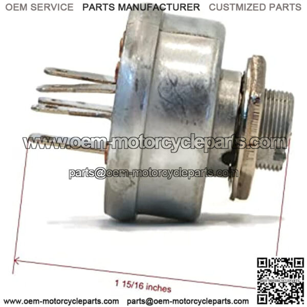 Ignition Starter Switch for 1984 Toro 01-19KE02, C-195 Twin Automatic Tractor - Image 3