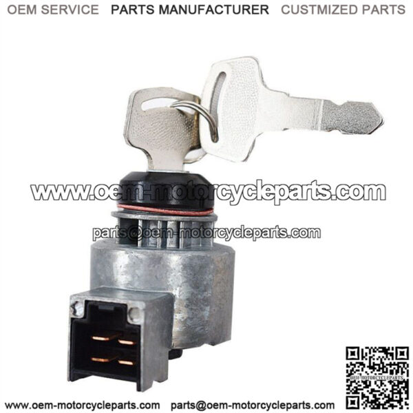 Ignition Switch With 2Keys for Kubota B7500 B2100 B2400 B1700 B7510 6C040-55452 - Image 3