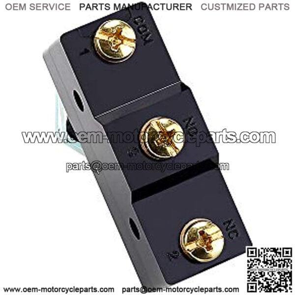 Club Car Brake Light Micro Switch fit Club Car DS 1981 UP and EZGO 1971 UP,3 Terminal Plunger-Style,Replace OEM#1011439, 12374G1, 13141G1,730, MS-011 - Image 4