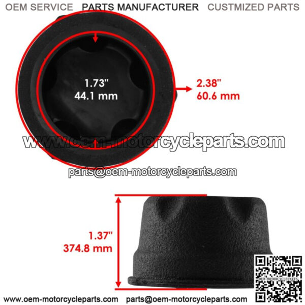 Front & Rear Left Right Wheel Cap for Suzuki Ozark LT-F250 2002 2003-2009 / 4x - Image 2