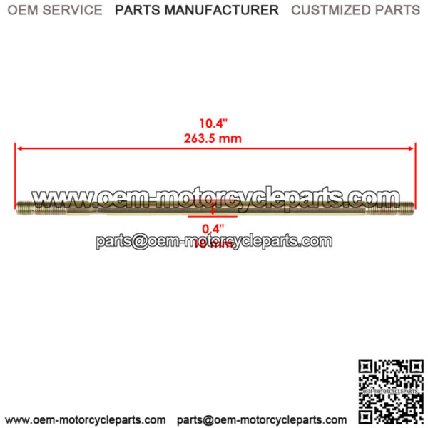 53521-HB3-000 53521HB3000 Left & Right Tie Rod For Honda  QTY 2 - Image 2