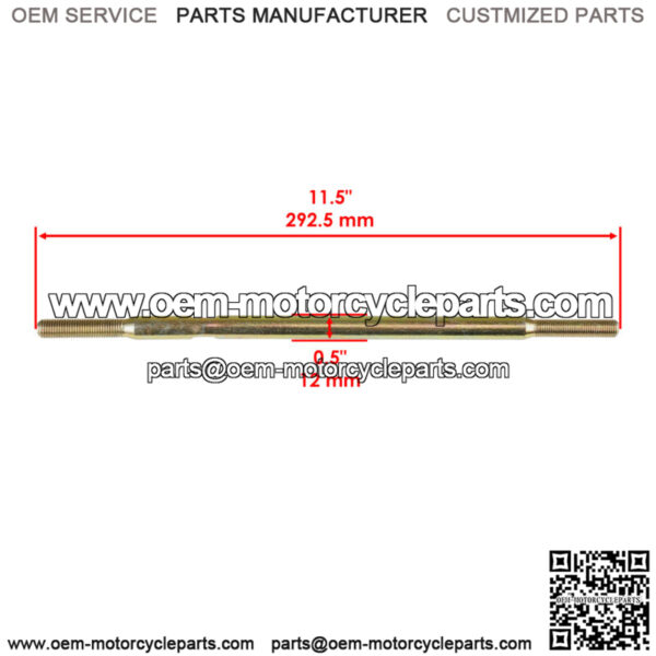 5020768 Left & Right Tie Rod For Polaris Thread Size M10-1.0 QTY 2 - Image 2