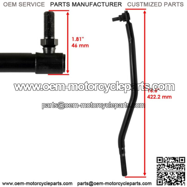 Right Tie Rod Assembly For John Deere X300 X304 X305R X320 X340 X324 X500 X520 - Image 2